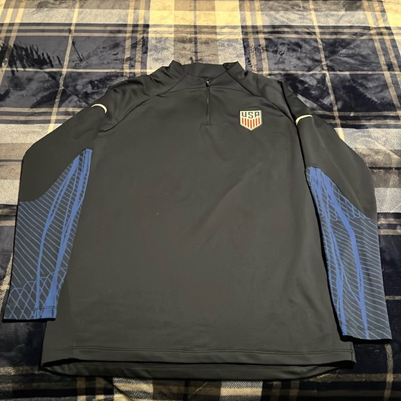 USA 🇺🇸 National Team Nike Strike Drill 1/4 Training Zip - Picture 1 of 7